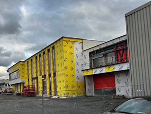 Photo of building expansion