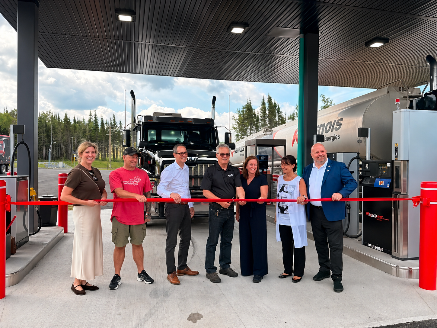Opening of the truck park